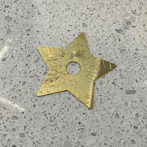 DIOR Gold Star ornament decoration